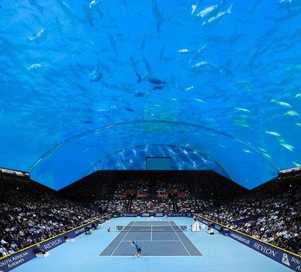 Dubai podría cumplir un nuevo capricho bajo el agua: Una cancha de tenis