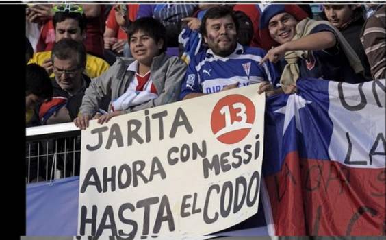 Aficiónados de Chile piden un "dedazo hasta al codo" a Lionel Messi - SDPnoticias.com