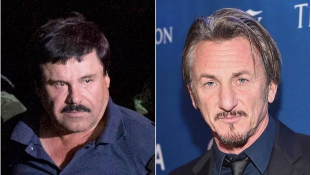 El Chapo Guzmán y Sean Penn El Chapo Guzmán y Sean Penn