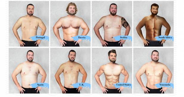 Asi Es El Cuerpo Perfecto De Un Hombre Segun 19 Paises
