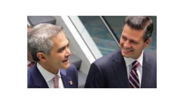 Enrique Peña Nieto y Miguel A Mancera Enrique Peña Nieto y Miguel A Mancera