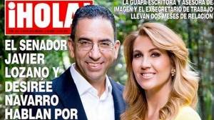 Javier Lozano presumió su romance con Desirée Navarro.