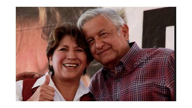 AMLO Y DELFINA Delfina Gómez Álvarez, a pesar de ser poco conocida, ha crecido más de lo esperado