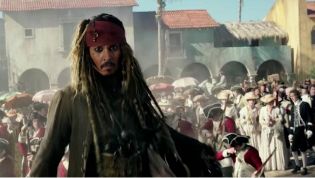 Johnny Depp es rejuvenecido en la quinta entrega de
