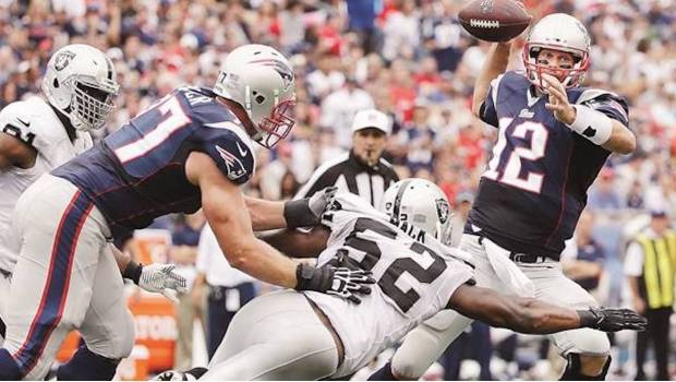 Patriots-Raiders, 19 de noviembre