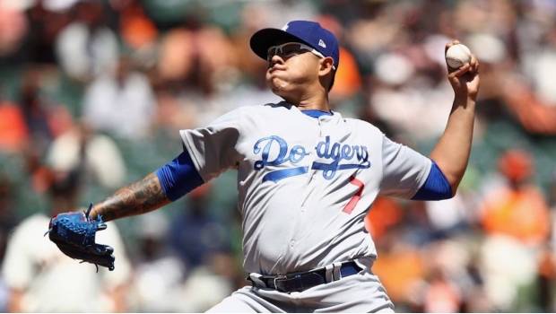 Urías se va sin decisión, pero Dodgers sacó triunfo a SF