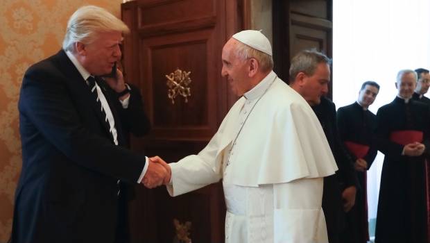 Cumbre entre el Papa Francisco y Donald Trump Cumbre entre el Papa Francisco y Donald Trump