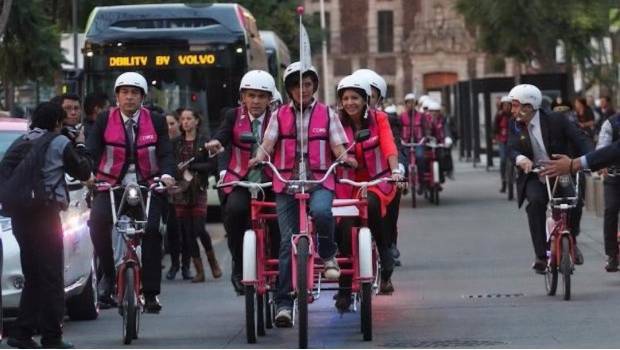 Regresan bicibuses al Centro Histórico de la Ciudad de México