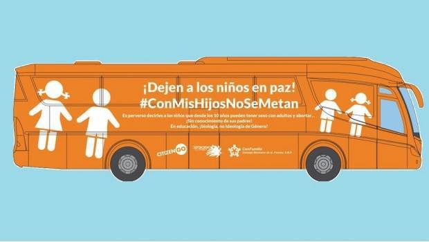 Autobús de ultraderecha recorrerá México en contra la