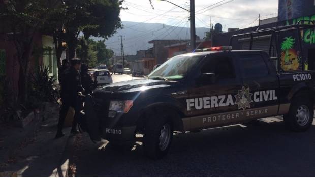 Asesinan a policía de Fuerza Civil en Monterrey Asesinan a policía de Fuerza Civil en Monterrey