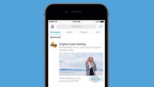 Facebook Messenger incluirá publicidad