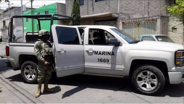 Operativo de la Marina en Tláhuac