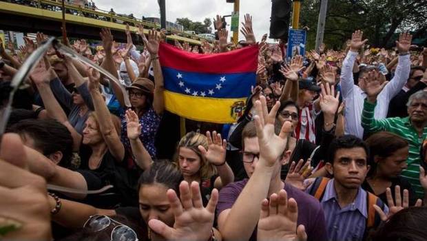 Protesta en Venezuela