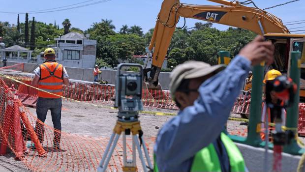 Obras de rehabilitación del Paso Exprés.