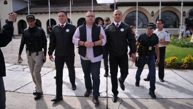 Javier Duarte en su extradición a México.