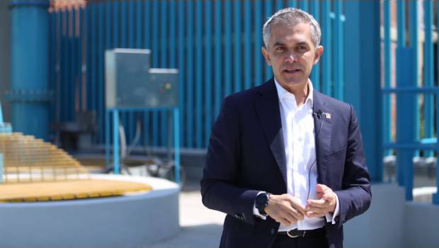 Miguel Ángel Mancera. Inauguración de planta de bombeo.