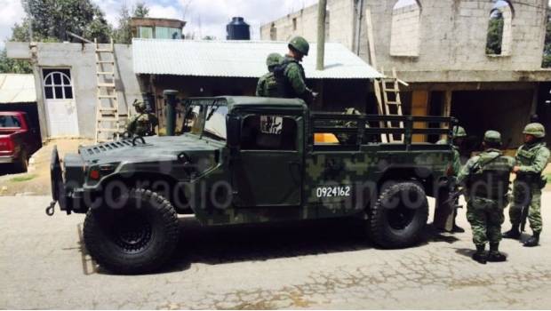 Operativo en municipio de Vicente Guerrero, Puebla