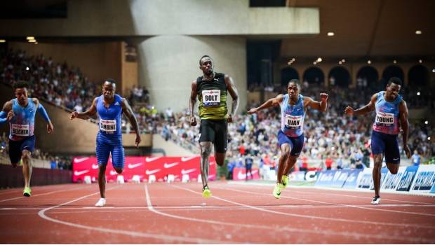 Usain Bolt volvió a romper la barrera de los 10 segundos en Mónaco 