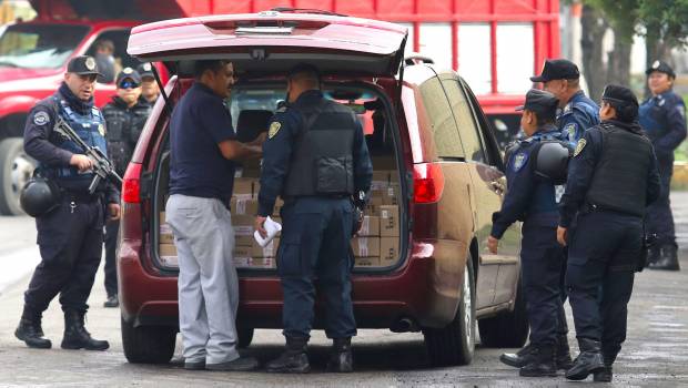 Operativo de seguridad tras hechos violentos en Tláhuac.