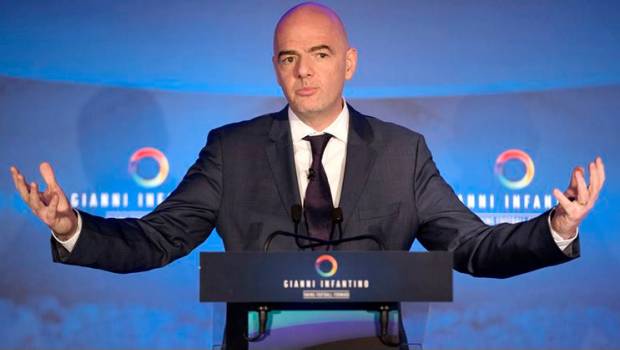 Gianni Infantino. Víctima del grito homofóbico.