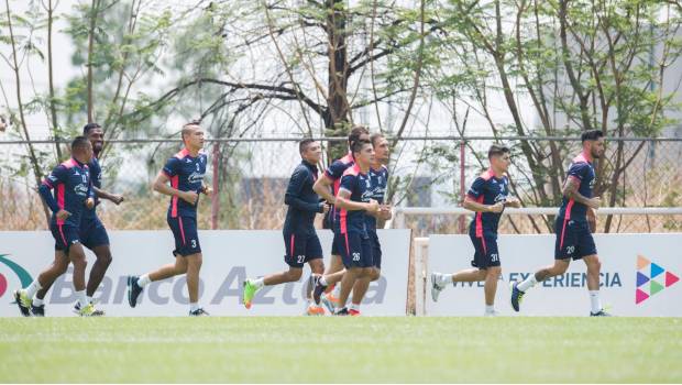 Monarcas durante un entrenamiento.