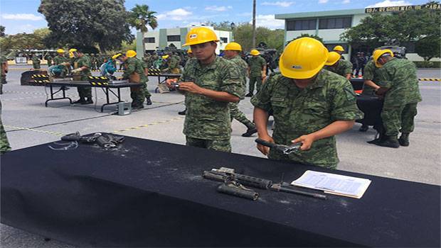 Las armas de diversos calibres fueron decomisadas en distintos eventos.