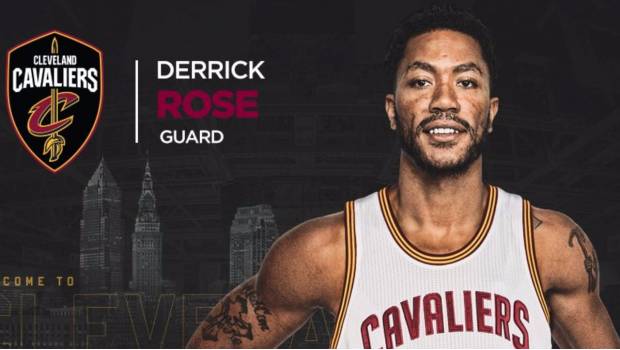 Derrick Rose, presentado con su nuevo equipo.
