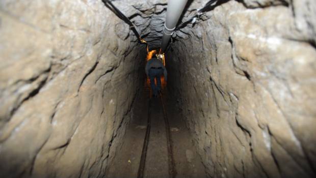 Túnel por donde se escapó El Chapo del Altiplano.