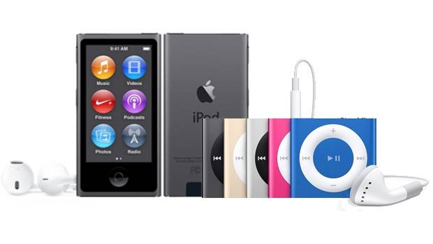 iPod Nano y Shuffle