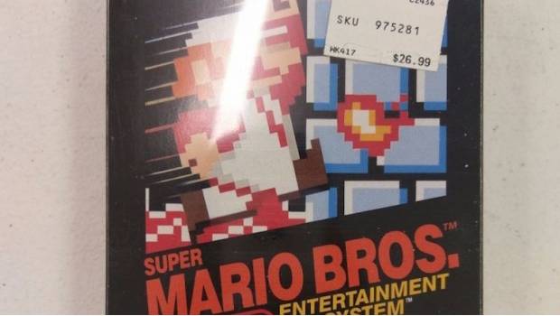 Cartucho de 'Super Mario Bros'.