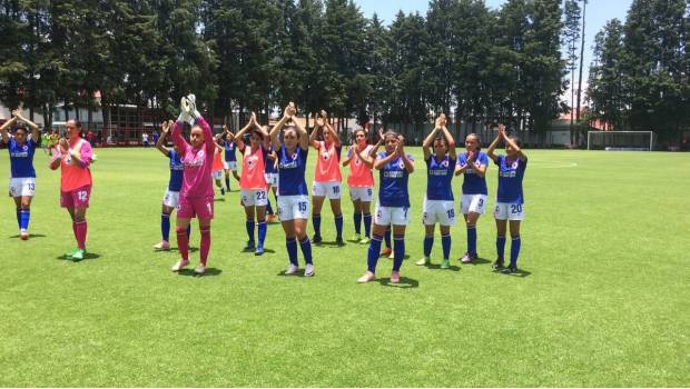 Las jugadoras de Cruz Azul agradecieron el apoyo después de la derrota 