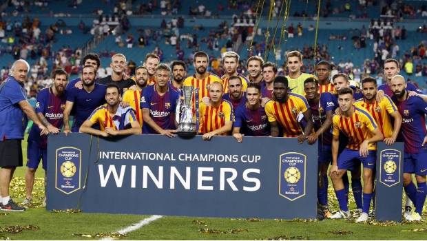 El equipo culé se proclamó campeón de la International Champions Cup 