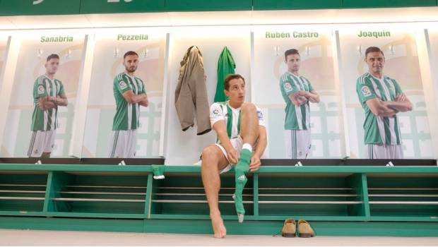 Guardado en los vestidores del Betis.