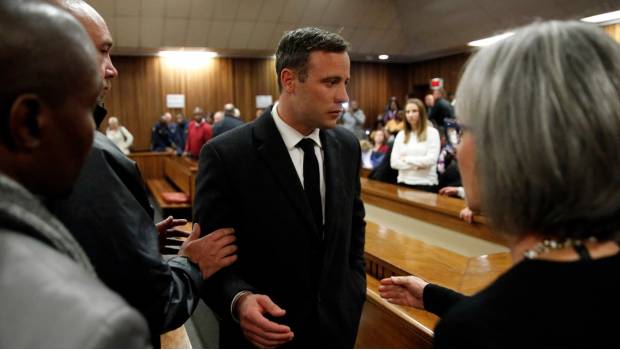 Pistorius durante una comparecencia.