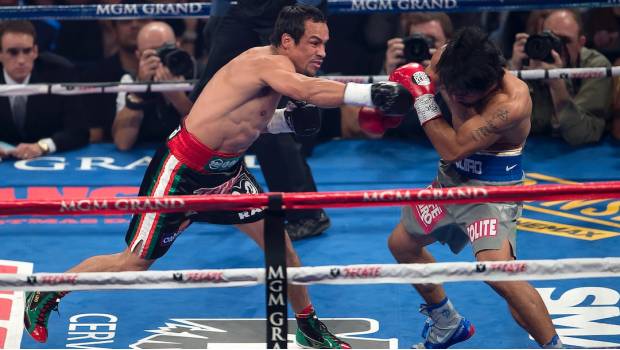 Márquez le propinó un épico nocaut a Manny Pacquiao en 2012