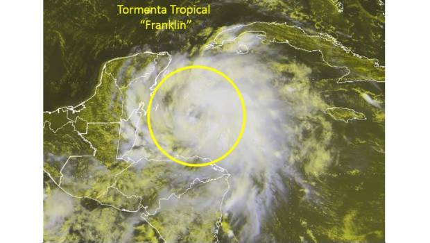 Tormenta tropical Franklin. Alerta.