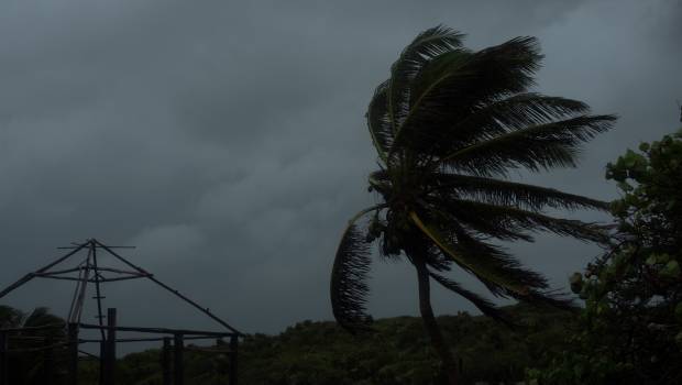 Fuertes vientos por tormenta tropical Flanklin