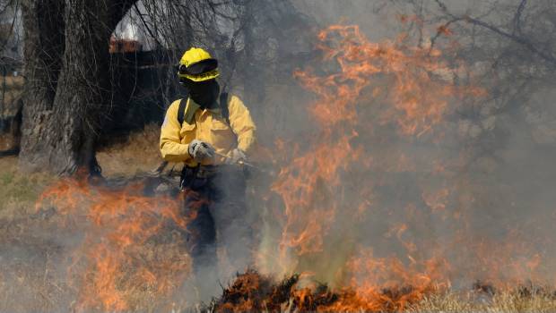 Bombero forestal. Apoyo a Canadá.