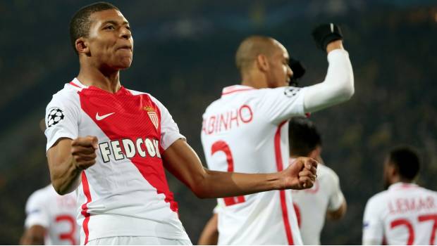 Kylian Mbappé celebra gol.