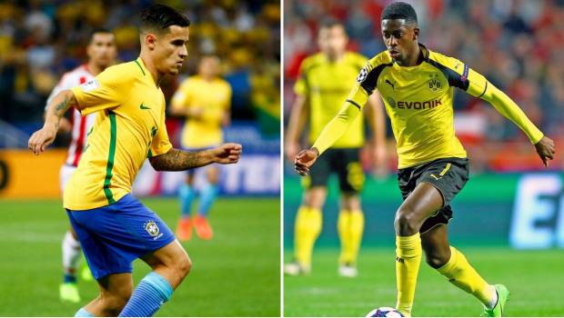 Coutinho y Dembelé, promesas del futbol mundial.