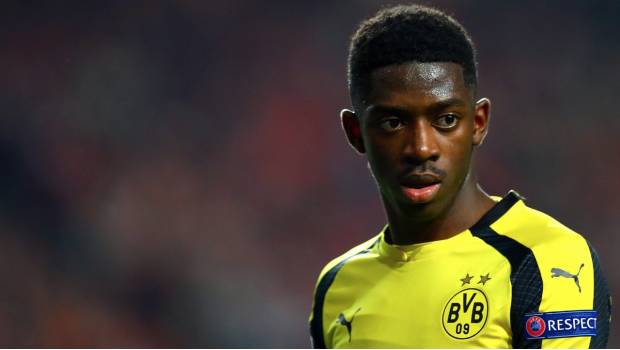 Dembelé con el Dortmund.