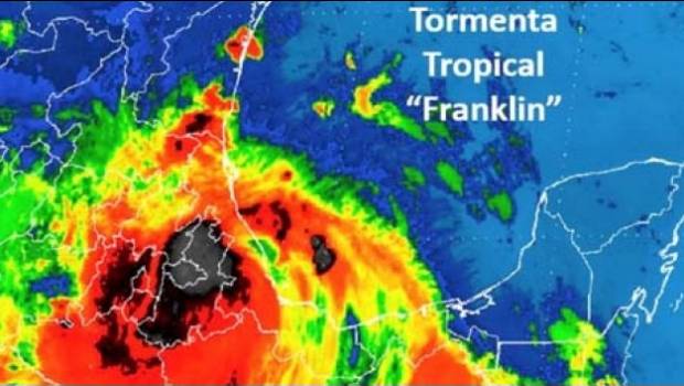 Tormenta tropical Franklin.