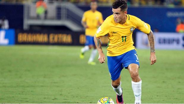 Philippe Coutinho con la Canaria.