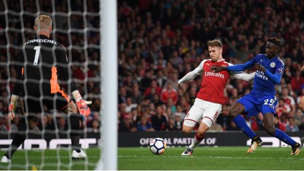 Ramsey anotó un tanto en la victoria del Arsenal 