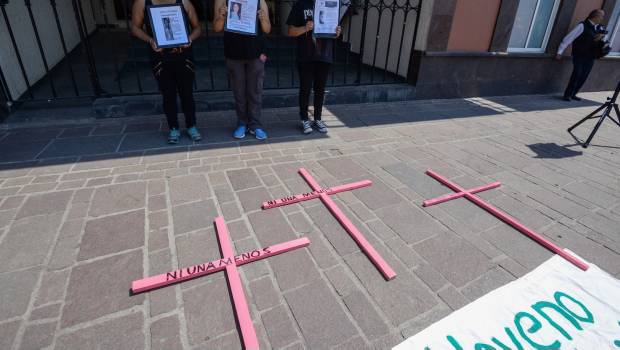 Protesta por asesinato de mujeres. Preocupación de CNDH.