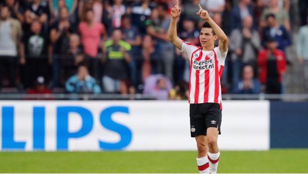 Lozano tuvo tres oportunidades claras de gol 