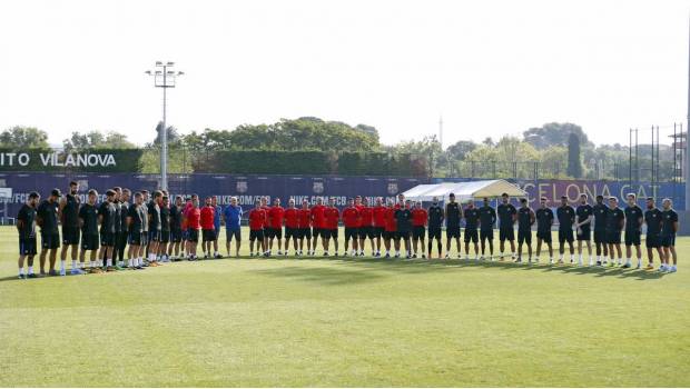 FC Barcelona rindió homenaje.