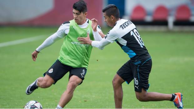 Pulido y Calderón en entrenamiento.