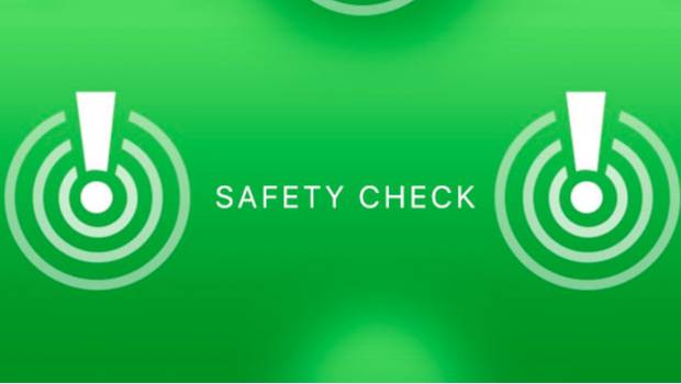 'Safety Check' de Facebook.