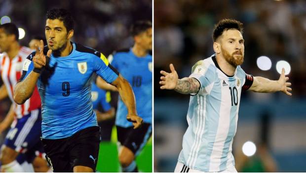 Sua´rez y Messi, referentes de ambos países.